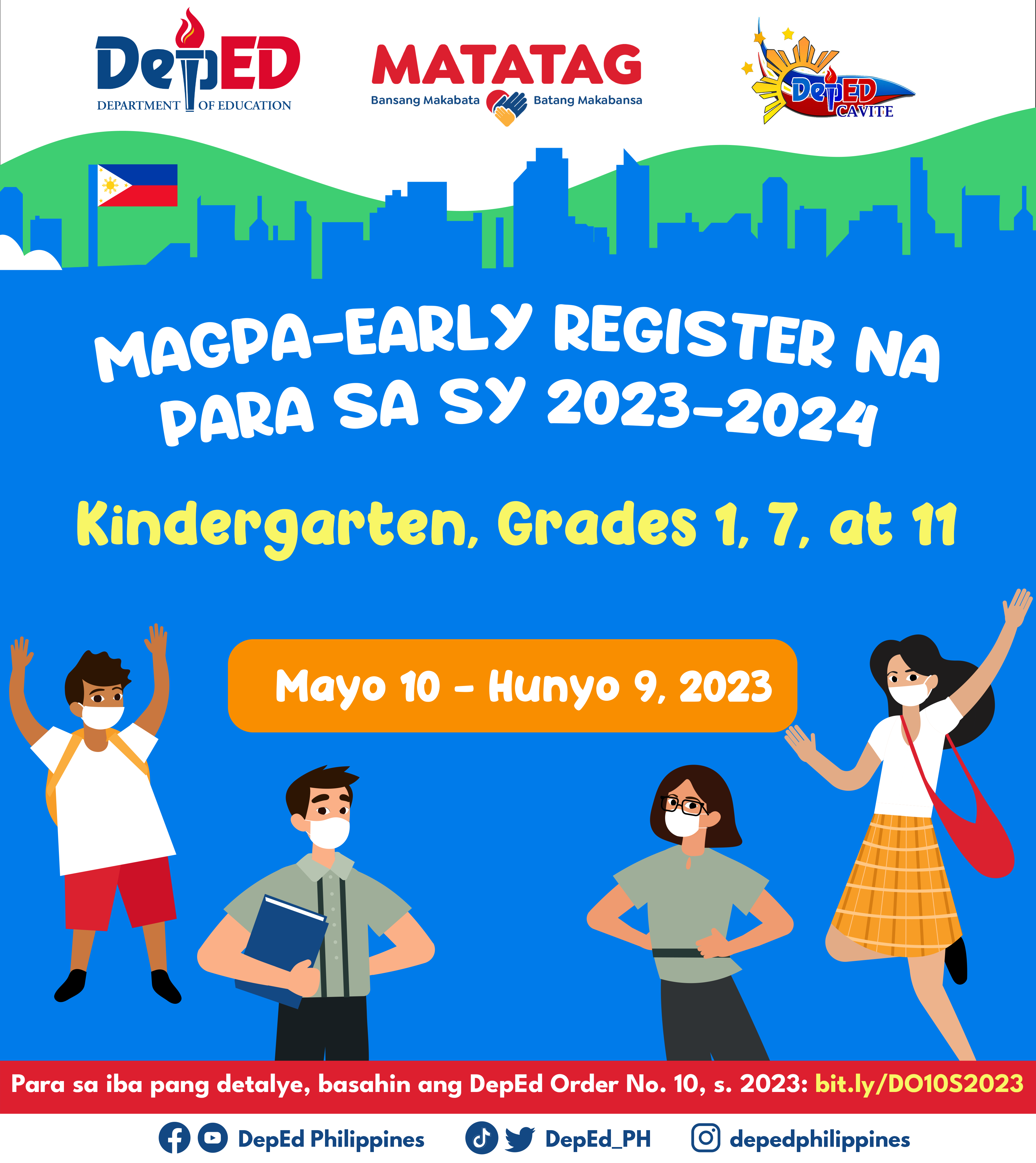 EARLY REGISTRATION FOR SY 20232024 DepEd Cavite